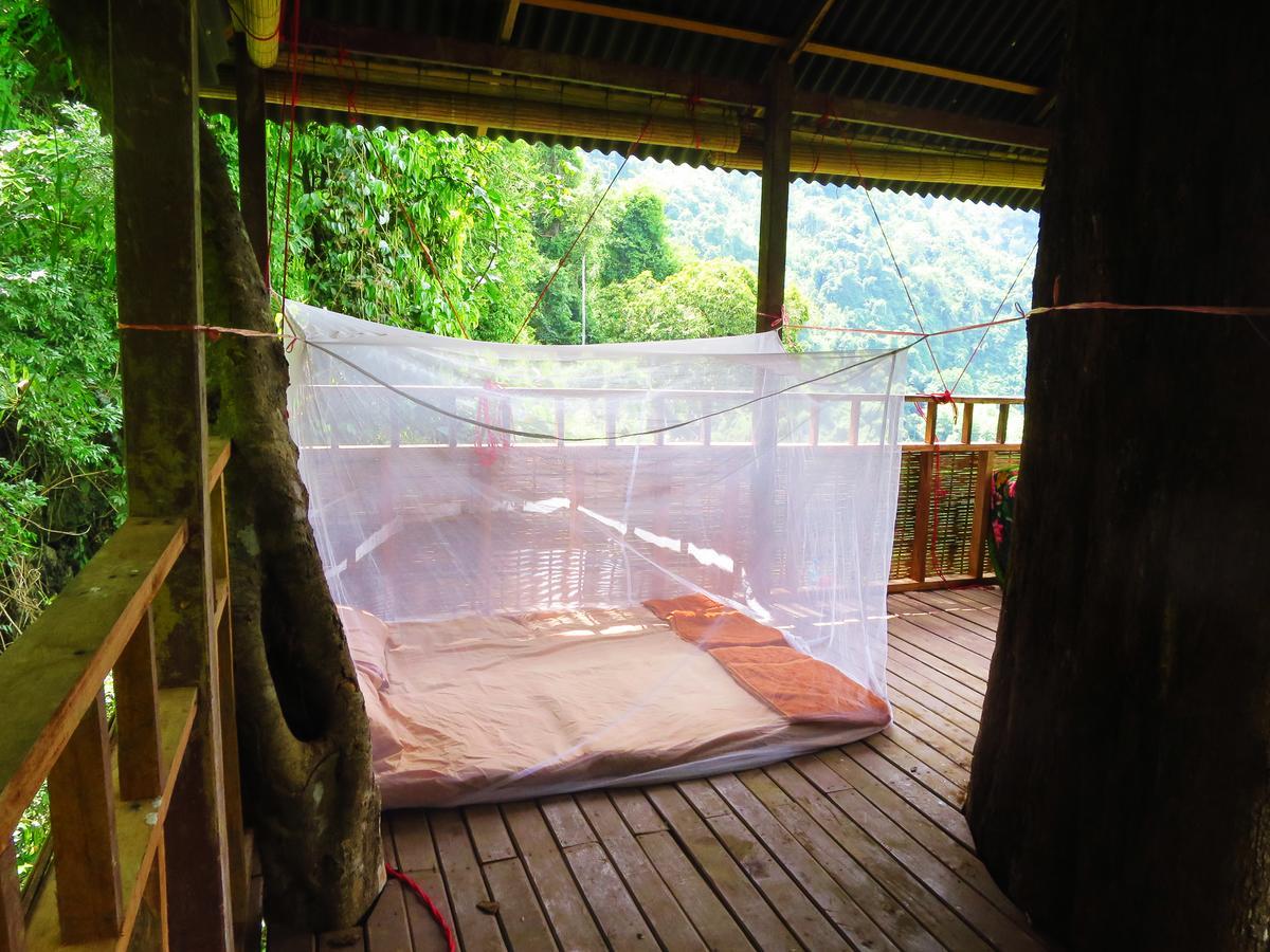 Elephant Adventure Village Tree House Vang Vieng Exterior photo