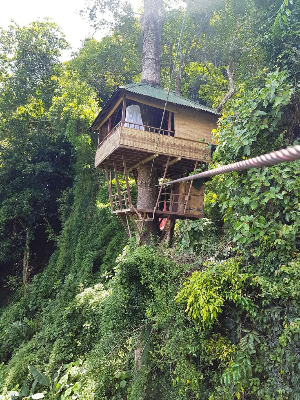 Elephant Adventure Village Tree House Vang Vieng Exterior photo